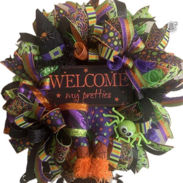 Halloween Welcome Witch Sign